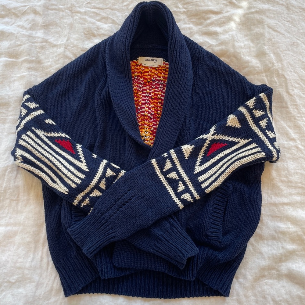 Aritzia Golden by TNA Shawl Cardigan Sz XS